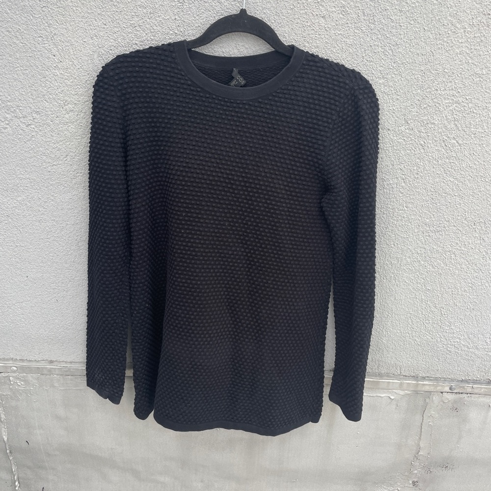Textured Long Sleeves Tee